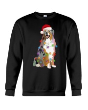 Australian Shepherd Aussi Christmas Lights Xmas Dog Lover Crewneck Sweatshirt tile