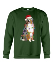 Australian Shepherd Aussi Christmas Lights Xmas Dog Lover Crewneck Sweatshirt front