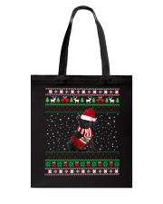 Black Pug Ugly Christmas - Merry Santa Black Pug Tote Bag tile