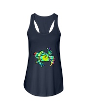 Cool Peace Frog Ladies Flowy Tank tile