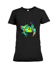 Cool Peace Frog Premium Fit Ladies Tee tile