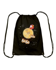 Christmas Reindeer Guinea Pig Funny Xmas Gift Shirts Drawstring Bag tile