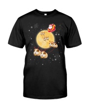 Christmas Reindeer Guinea Pig Funny Xmas Gift Shirts Classic T-Shirt tile