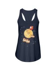 Christmas Reindeer Guinea Pig Funny Xmas Gift Shirts Ladies Flowy Tank tile