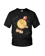 Christmas Reindeer Guinea Pig Funny Xmas Gift Shirts Youth T-Shirt tile