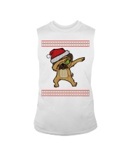Dabbing Pug Christmas Sleeveless Tee tile