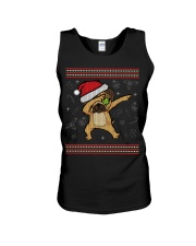 Dabbing Pug Christmas Unisex Tank tile