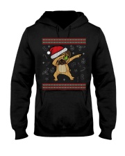 Dabbing Pug Christmas Hooded Sweatshirt tile