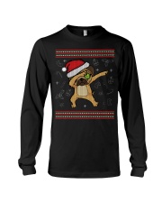 Dabbing Pug Christmas Long Sleeve Tee tile
