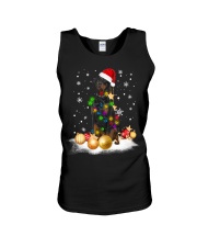 Christmas Doberman Dog Led Light Cute Xmas Holiday Unisex Tank tile