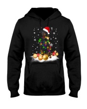 Christmas Doberman Dog Led Light Cute Xmas Holiday Hooded Sweatshirt tile