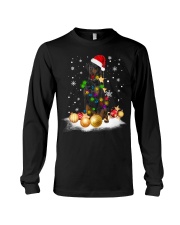 Christmas Doberman Dog Led Light Cute Xmas Holiday Long Sleeve Tee tile