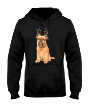 Brussels Griffon Reindeer Christmas Dog Hooded Sweatshirt tile