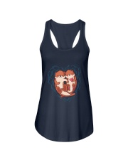 Cute Otter Valentine's Day T Shirt Love Otters Ladies Flowy Tank tile