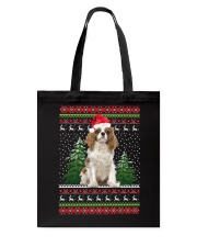 Cavalier King Charles Spaniel Christmas Ugly Tote Bag tile