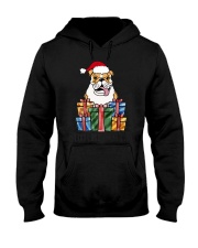 Christmas Present English Bulldog Novelty Shirt Hooded Sweatshirt tile