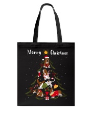 Basset Hound Christmas Tree Xmas Dog Lover Tote Bag tile