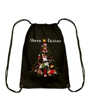 Basset Hound Christmas Tree Xmas Dog Lover Drawstring Bag tile