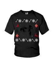 Boris The Pug Ugly Christmas Youth T-Shirt tile