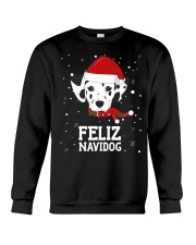Christmas Dog - Feliz Navidog Dalmatian Shirt Crewneck Sweatshirt tile