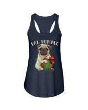 Bah Humpug Cute Pug Dog Christmas Shirts Ladies Flowy Tank tile