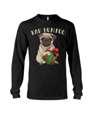 Bah Humpug Cute Pug Dog Christmas Shirts Long Sleeve Tee tile