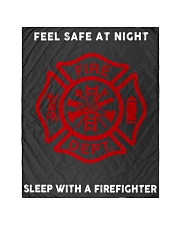 Firefighter Feel Save At Night Sleep With A Firefighter Quilt tile
