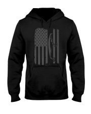 Angler Patriotic Minnow Fishing Lure USA American Hooded Sweatshirt tile