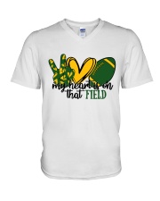My Heart It Is On That Field V-Neck T-Shirt tile