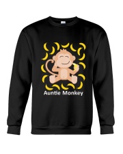 Auntie Monkey Banana Funny Monkeys Bananas Crewneck Sweatshirt tile