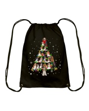 Cavalier King Charles Spaniel Christmas Tree X-Mas Gift Drawstring Bag tile