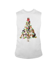 Cavalier King Charles Spaniel Christmas Tree X-Mas Gift Sleeveless Tee tile