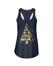 Cavalier King Charles Spaniel Christmas Tree X-Mas Gift Ladies Flowy Tank tile