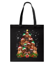 Christmas Dachshund Tree Funny Pajamas Xmas Tote Bag tile