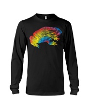 Tie Dye Frog Rainbow Print Toad Animal Hippie Long Sleeve Tee tile