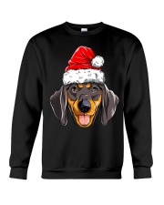Dachshund Christmas Dog Santa Hat Xmas Boys Kids Girls Gifts Crewneck Sweatshirt tile