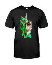 Baby sloth jungle rainforest Pura Vida Costa Rica Premium Fit Mens Tee tile