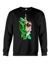 Baby sloth jungle rainforest Pura Vida Costa Rica Crewneck Sweatshirt tile