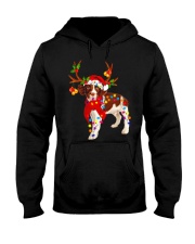 Christmas Lights English Springer Spaniel Dog Hooded Sweatshirt tile