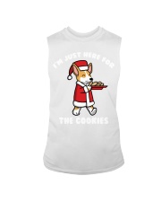 Corgi Xmas Cookies Funny Dog Christmas Gift Sleeveless Tee tile