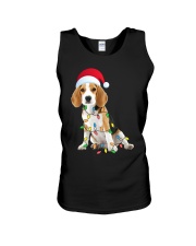 Beagle Christmas Gift - Beagle Funny Santa Hat Xmas Unisex Tank tile