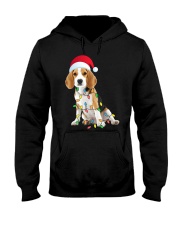 Beagle Christmas Gift - Beagle Funny Santa Hat Xmas Hooded Sweatshirt tile