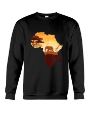 Wildlife Safari Animals Ivory Elephant Crewneck Sweatshirt tile