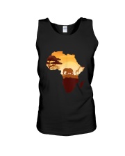 Wildlife Safari Animals Ivory Elephant Unisex Tank tile