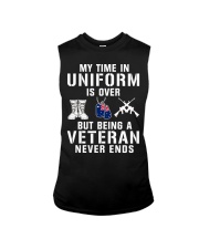 My Time AIn Uniform Is Over But Being Veteran Never End Sleeveless Tee tile