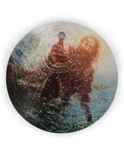 Jesus Circle ornament - single (wood) front