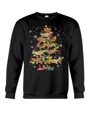 Bearded Dragon Christmas Tree Funny Reptile Lover Xmas Gifts Crewneck Sweatshirt tile
