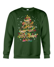 Bearded Dragon Christmas Tree Funny Reptile Lover Xmas Gifts Crewneck Sweatshirt front