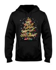 Bearded Dragon Christmas Tree Funny Reptile Lover Xmas Gifts Hooded Sweatshirt tile