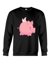 Flying Pig Pig uses wings to fly Crewneck Sweatshirt tile
